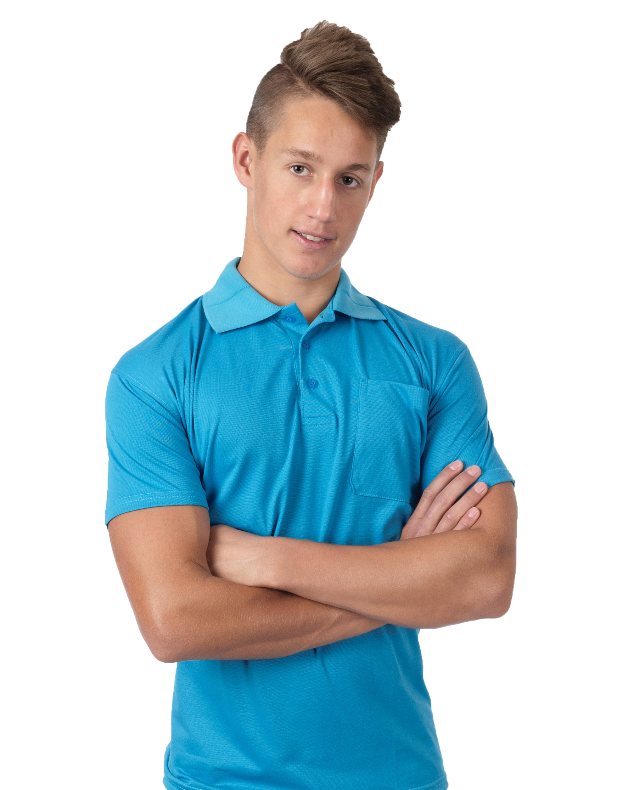 

Koszulka Polo Męska Polówka Bawełna 601 r M błękit