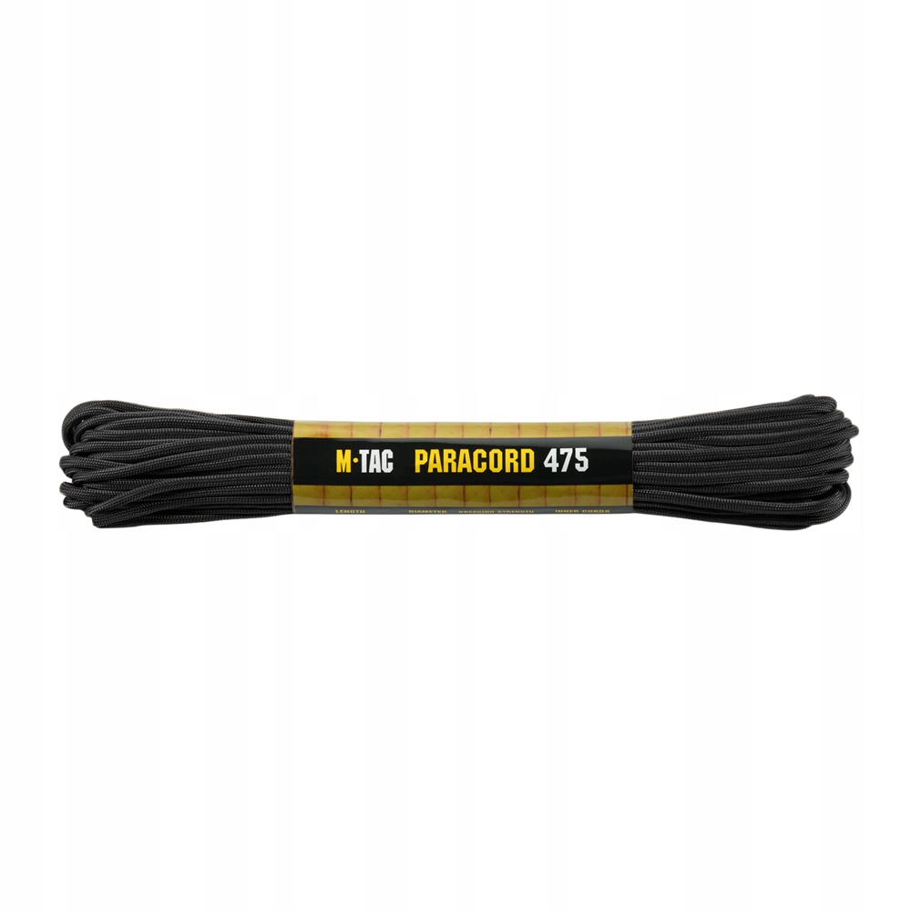 Linka Paracord 3mm M-Tac 475 30m Czarna
