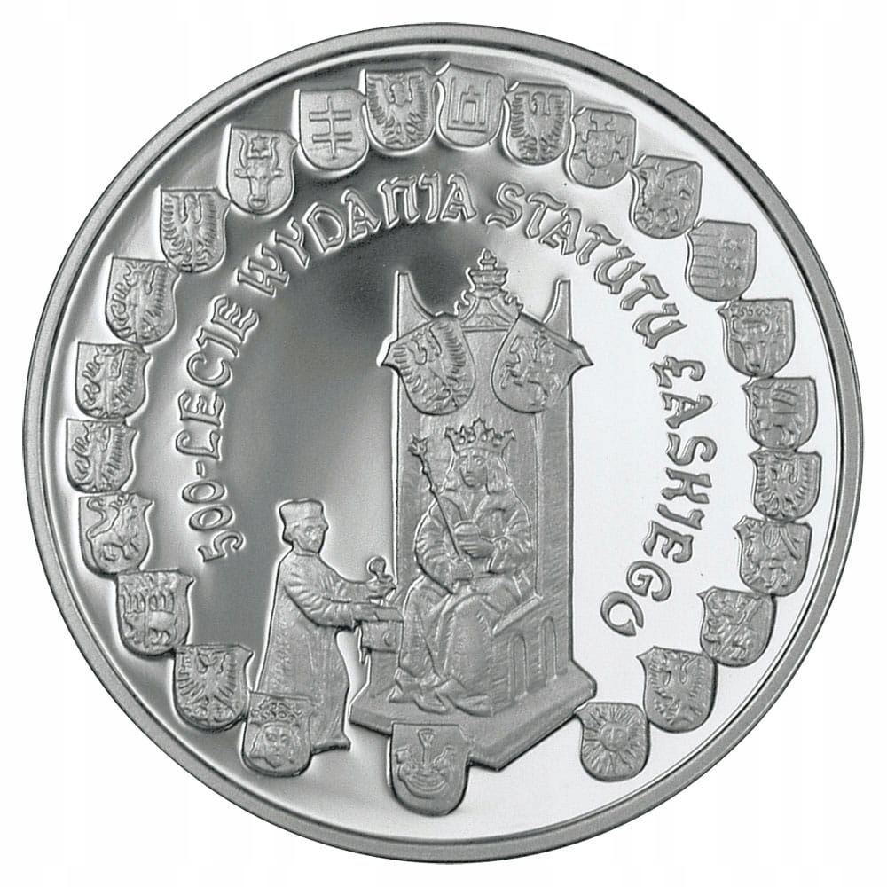 10 zł 2006 Statut Łaski - srebrna moneta kolekcjonerska