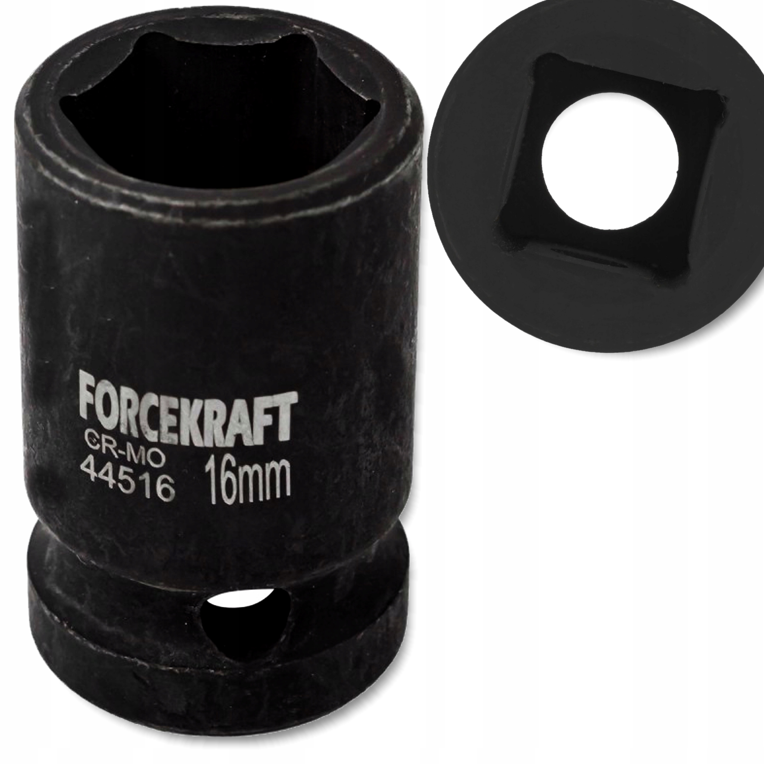 Forcekraft Nasadka udarowa 16mm 6-kątna 1/2"
