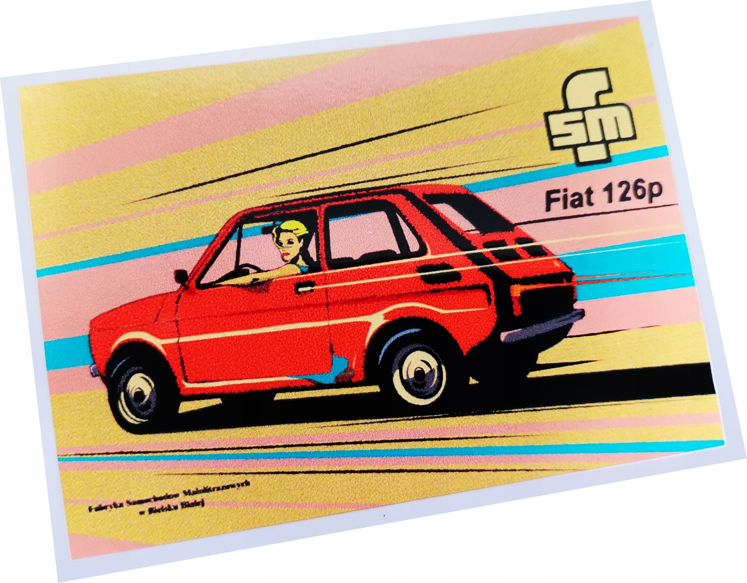 

Naklejka Fiat 126P Fsm poster