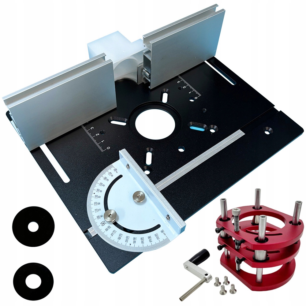 Router Lift Base Woodworking Milling Table Lifting System For Trimming