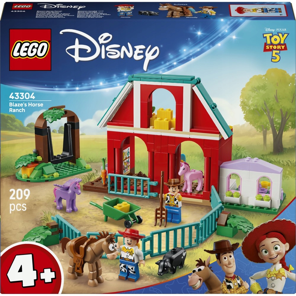Lego Disney Toy Story 5 Koňský ranč Blaze 43304