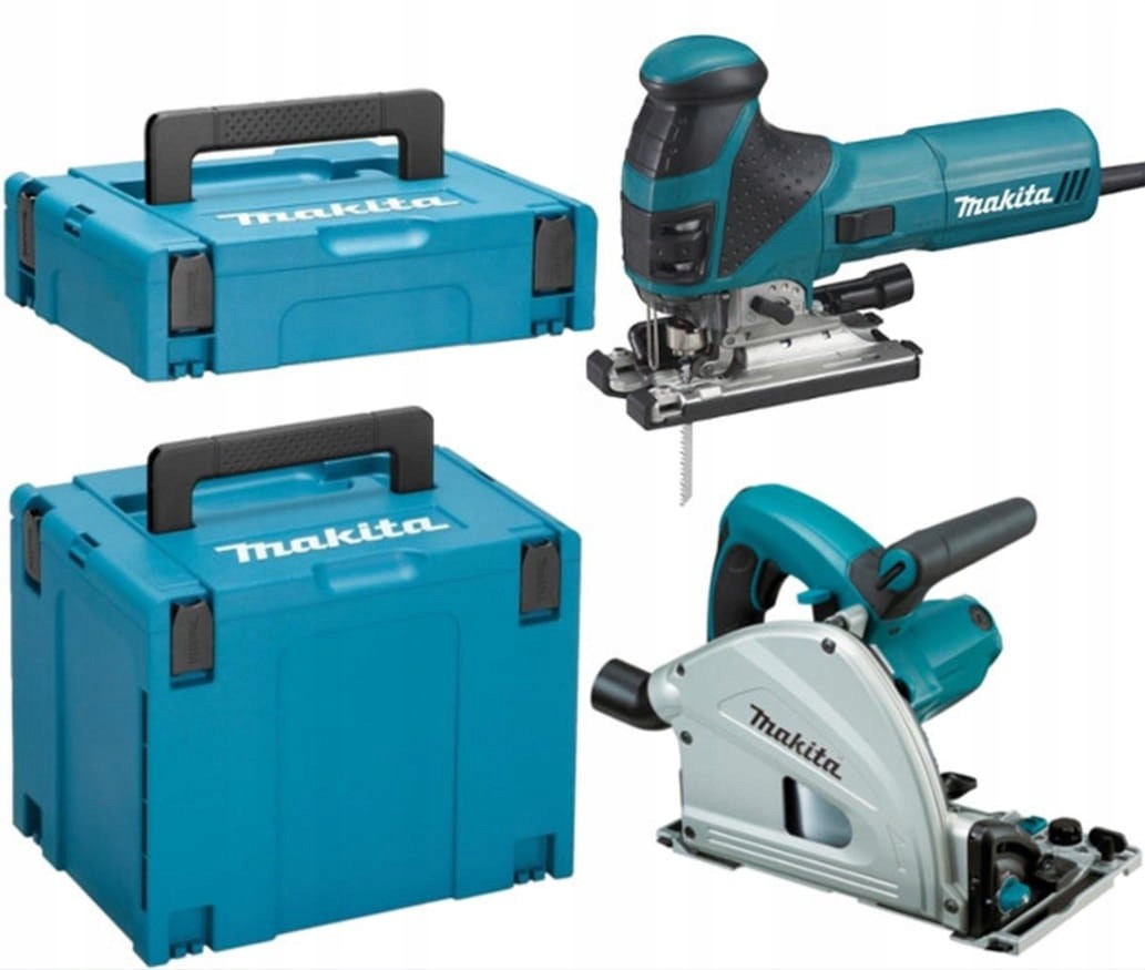 Zestaw narzędzi Zagłębiarka SP6000 Wyrzynarka 4351FCT Makita MEU029J