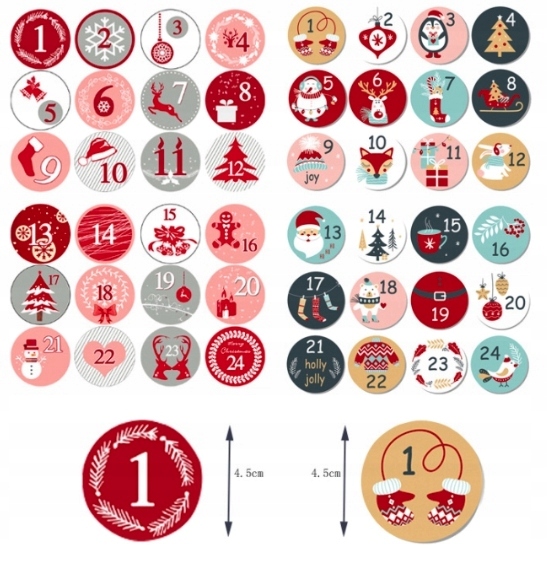 KALENDARZ ADWENTOWY DIY WISZĄCY WORECZKI SZNUREK Rodzaj wiszący