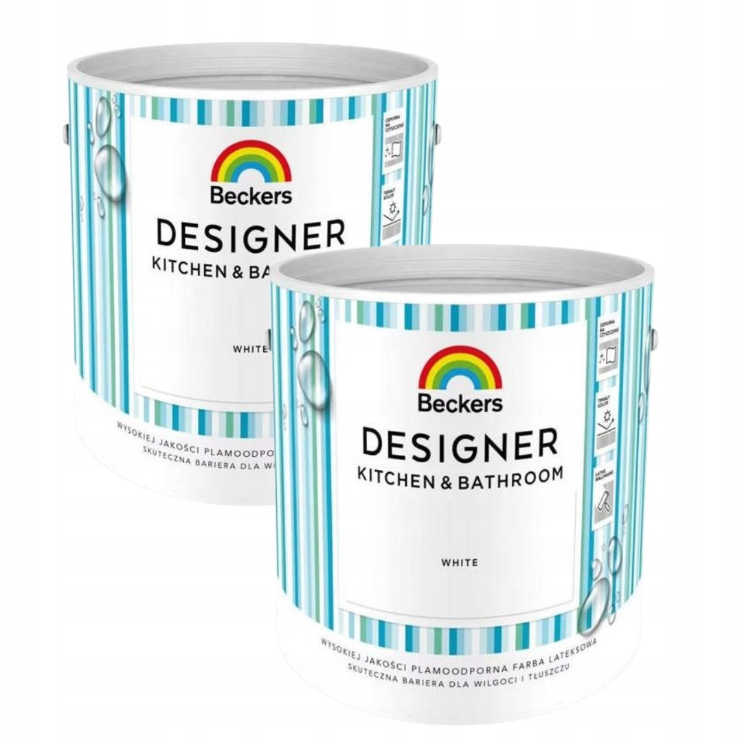 Set Beckers Kitchen & Bathroom 2x2,5l White Bílý