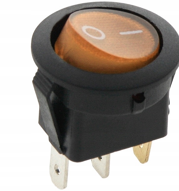 

Włącznik kołyskowy przełącznik 0-1 Pomarańcz 230V