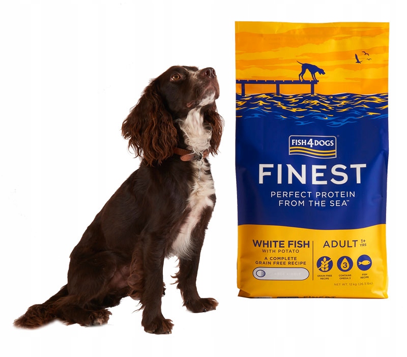 Fish4dogs Finest Duża rasa White Fish Adult 12kg