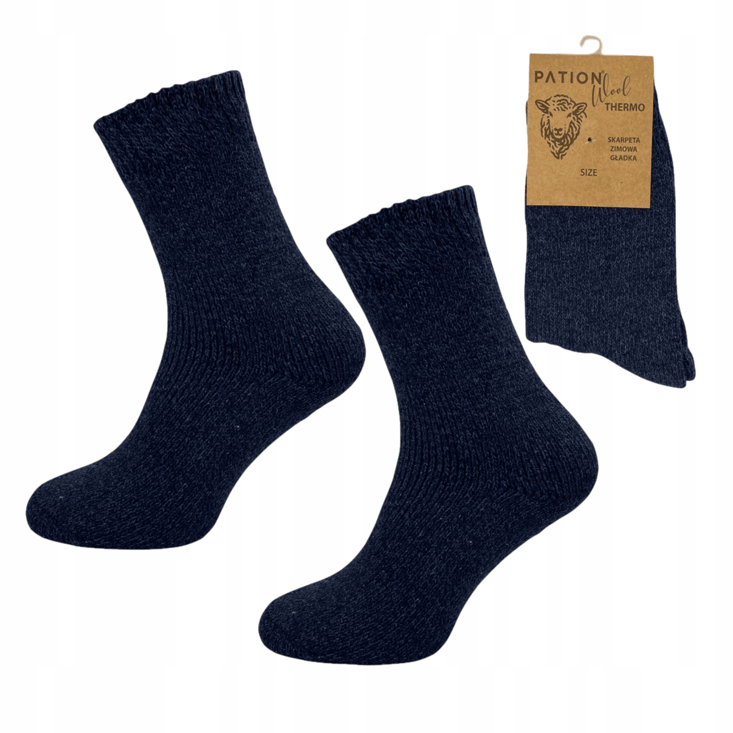 Ponožky dámske zimné THERMO women vlnené veľ. 39-42