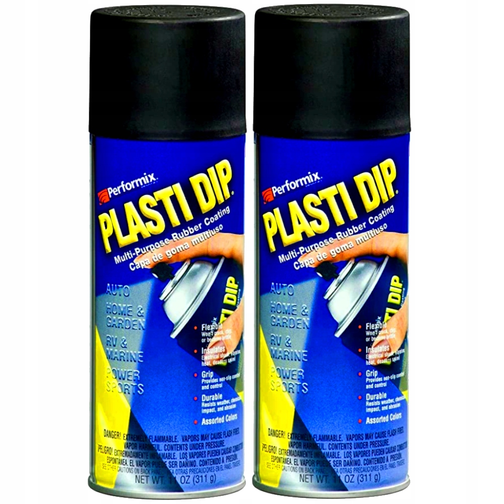 2x Plasti Dip Czarny Mat Matowy Black Matte Plastidip 2-pack 800 ml