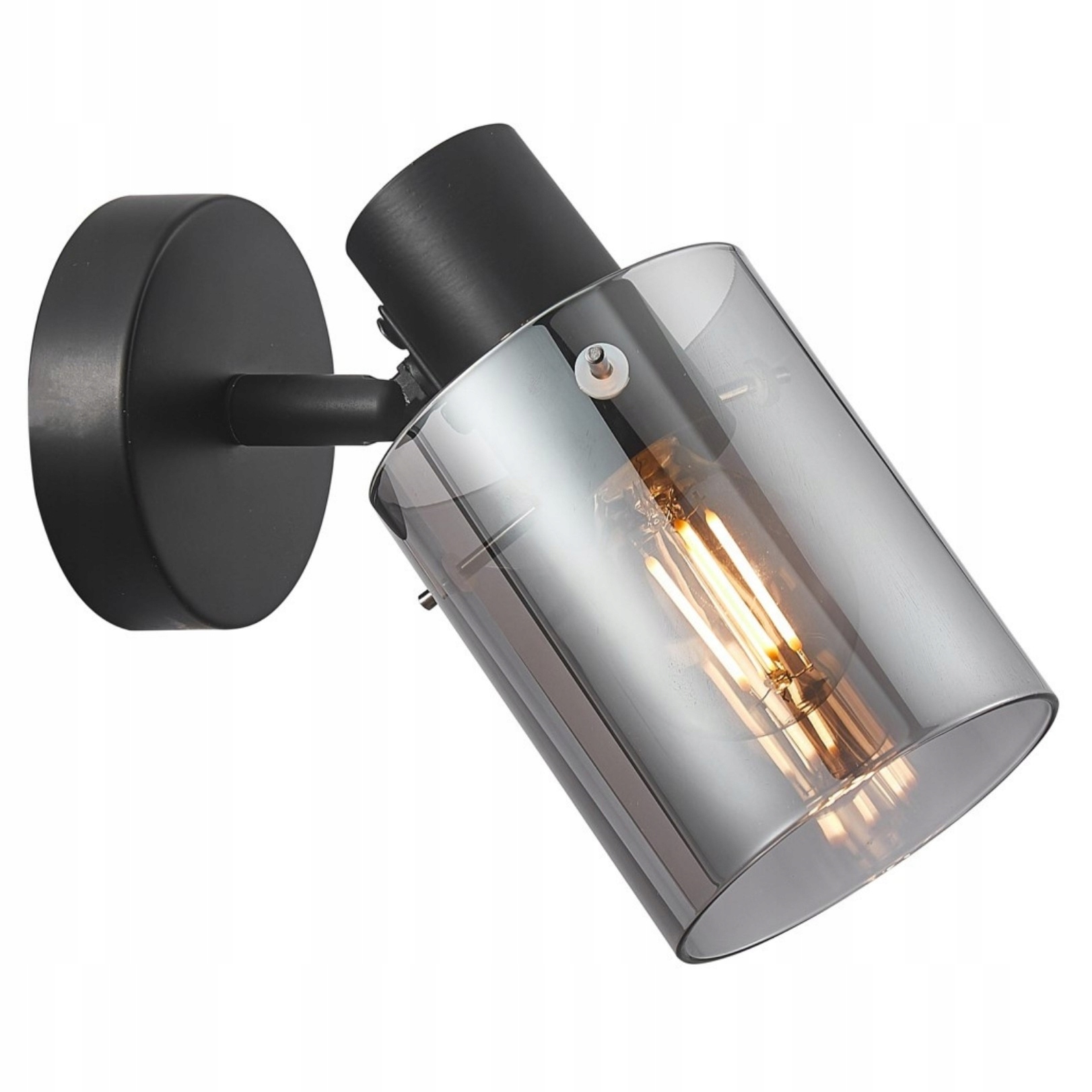 Kinkiet, lampa ścienna czarna do sypialni salonu gabinetu Sardo