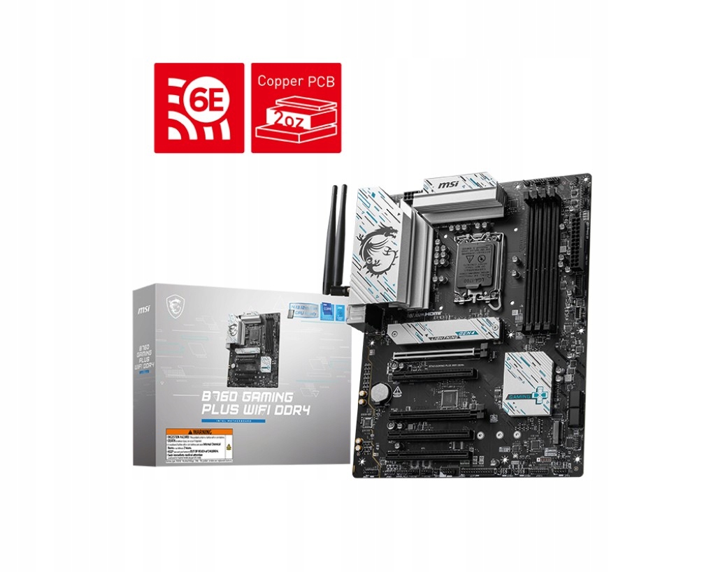Płyta główna B760 Gaming Plus Wifi s1700 4DDR4