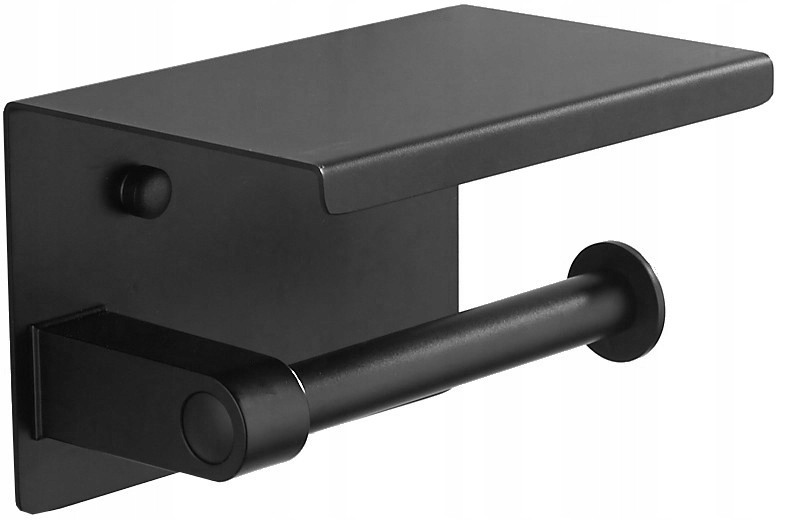 MEXEN UCHWYT NA PAPIER TOALETOWY Z PÓŁKĄ CZARNY