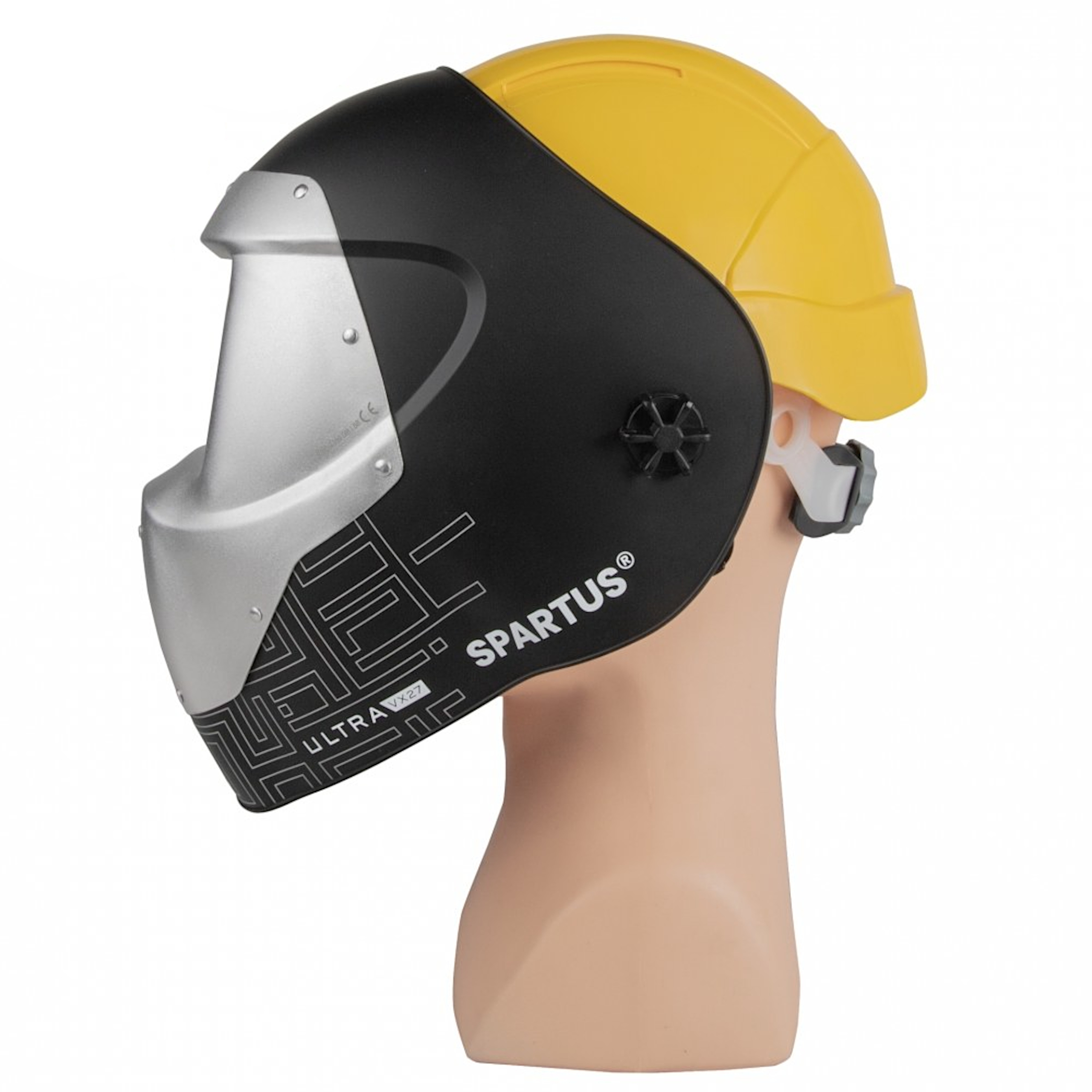 Svařovací Přilba Pro Laserové Svařování Spartus Ultra VX27 S Helmou