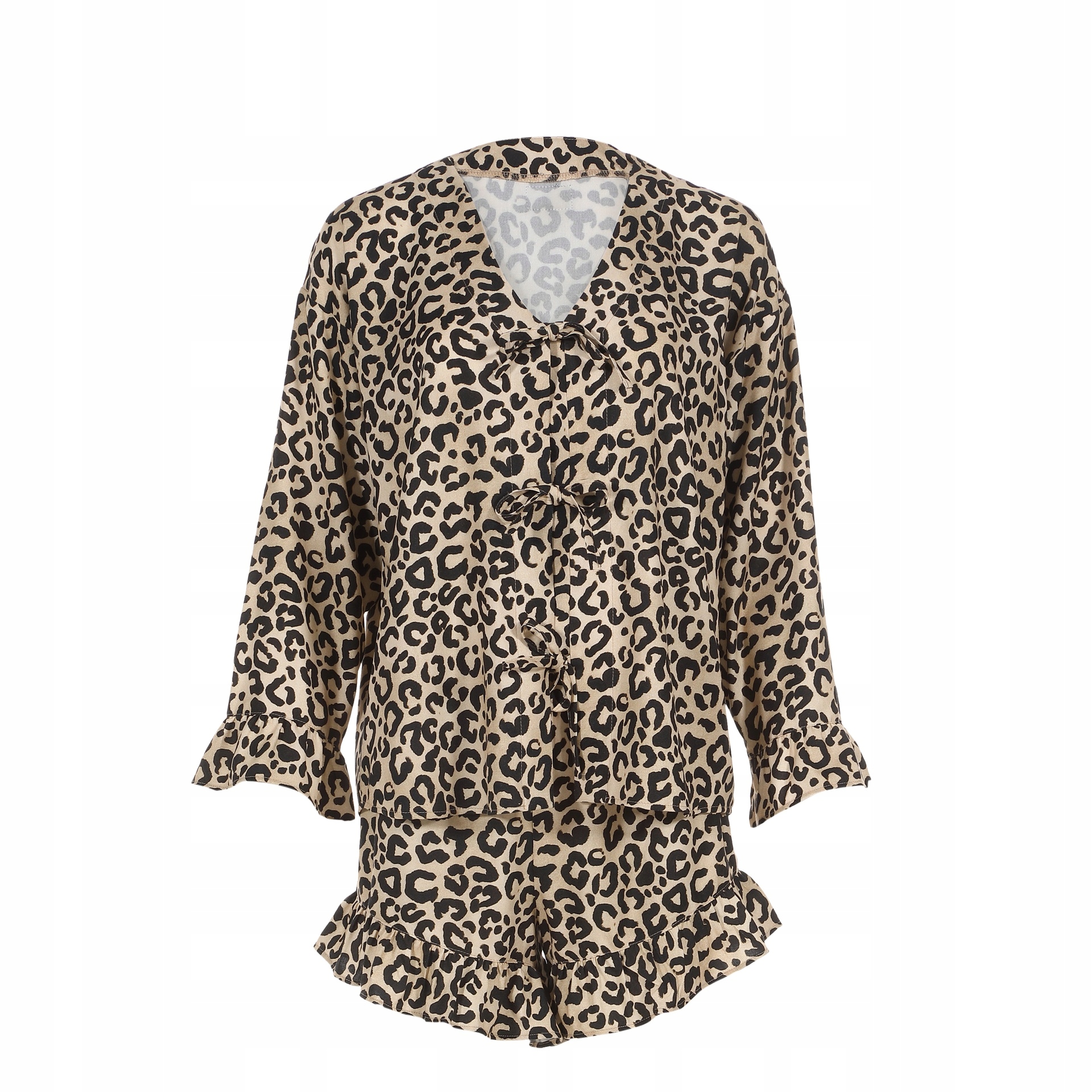 La Millou Piżama bambusowa Leopard Cream by Magdalena Lamparska