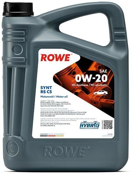 ROWE OLEJ HIGHTEC SYNT RS C5 0W20 5L