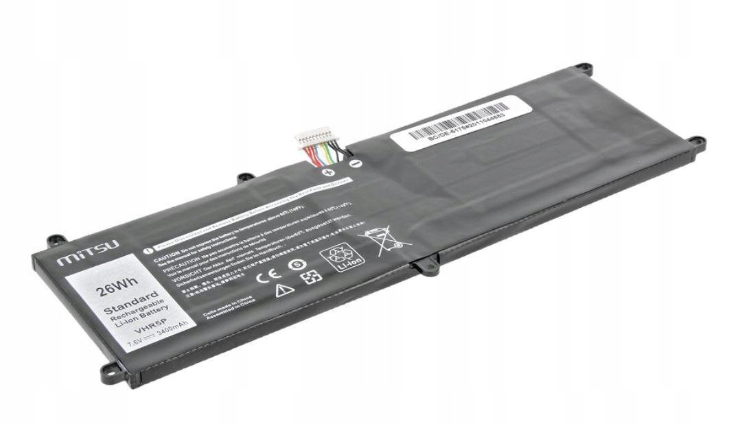 Bateria do Dell Latitude 5175, 3400 mAh 26 Wh 7.6 Volt