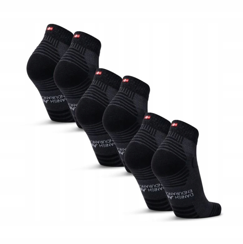 Danish Endurance Męskie skarpetki trekkingowe z wełny meryn, 3-pak r. 48-51