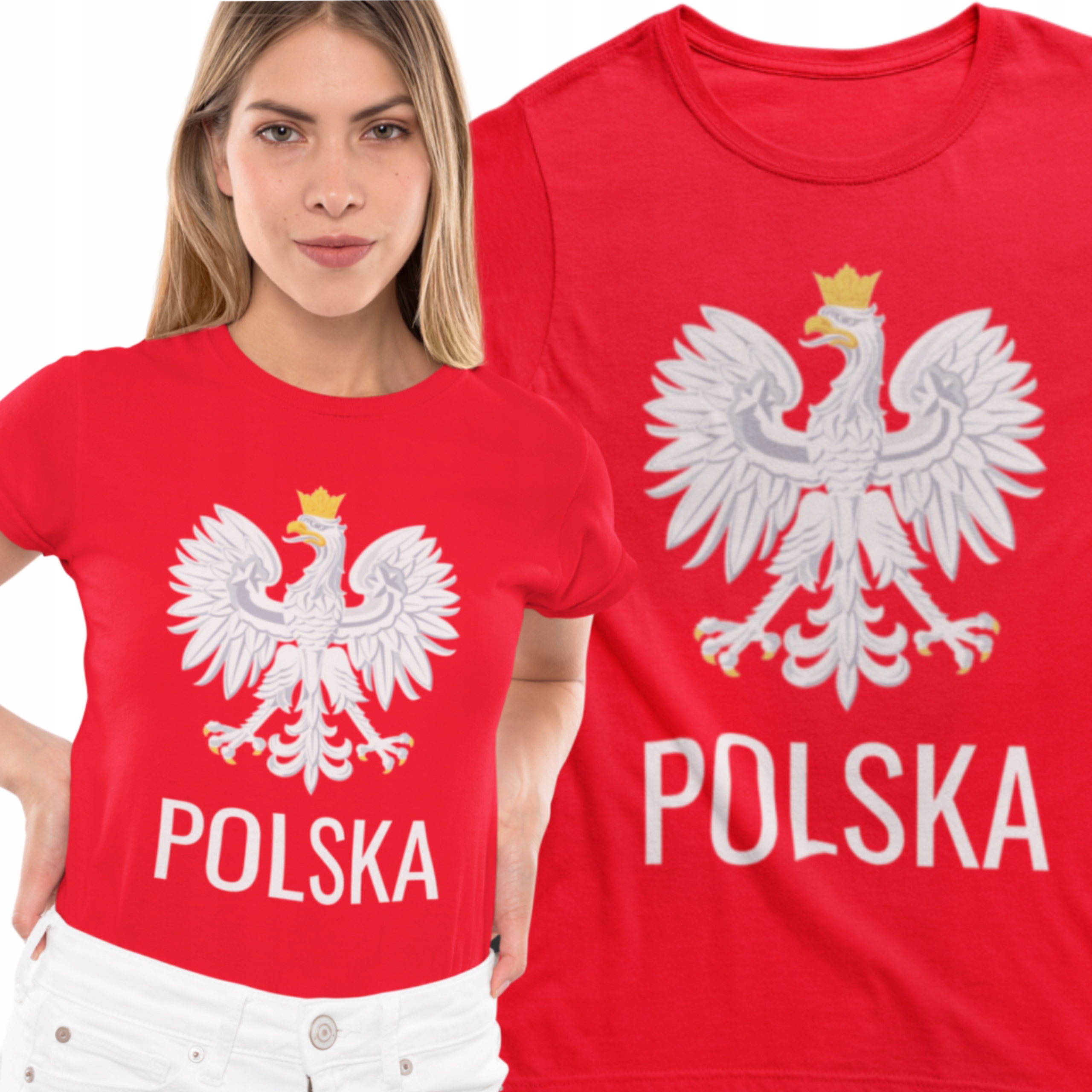 Koszulka Polska Damska Xs - Niska cena na Allegro.pl