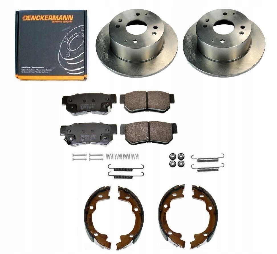 Kotouče Kostky Čelisti Sportage 2004- Tucson I 2004- Zadní 262mm sada