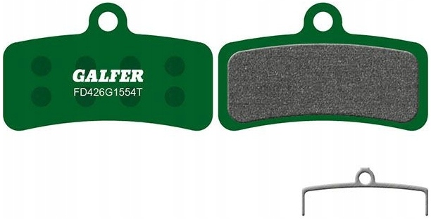 Klocki Okładziny Hamulcowe Galfer Shimano Zee Saint M640 M820 Zielone Oem