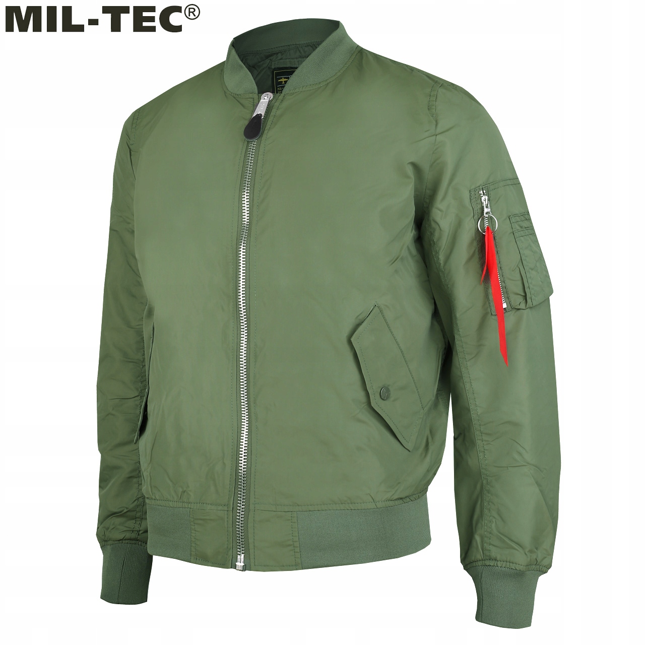 MIL-TEC KURTKA BOMBERKA MĘSKA MA1 SUMMER FLYERS OLIVE S Model MA1 SUMMER