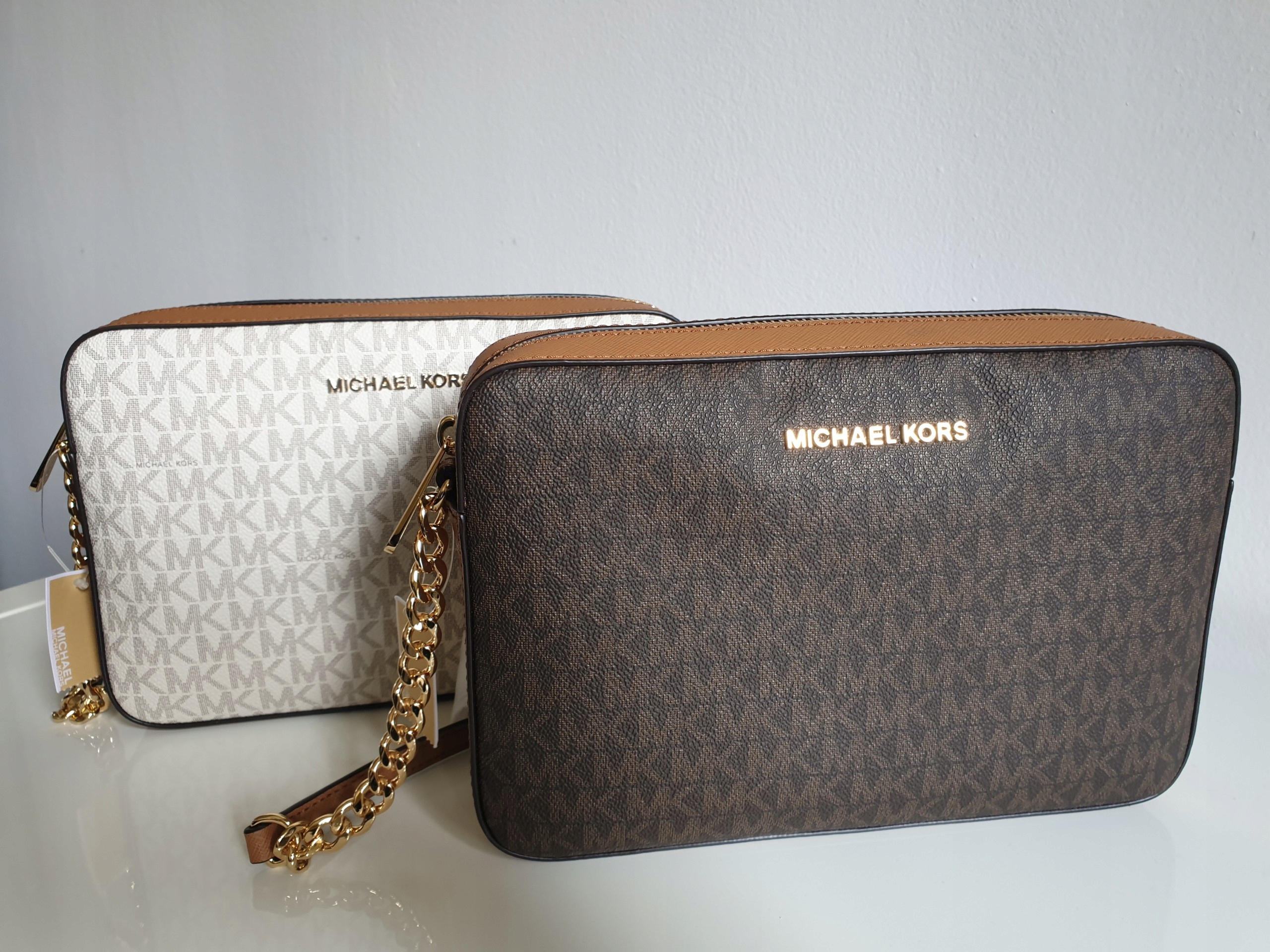 MICHAEL KORS torebka Jet Set Crossbody Vanilla