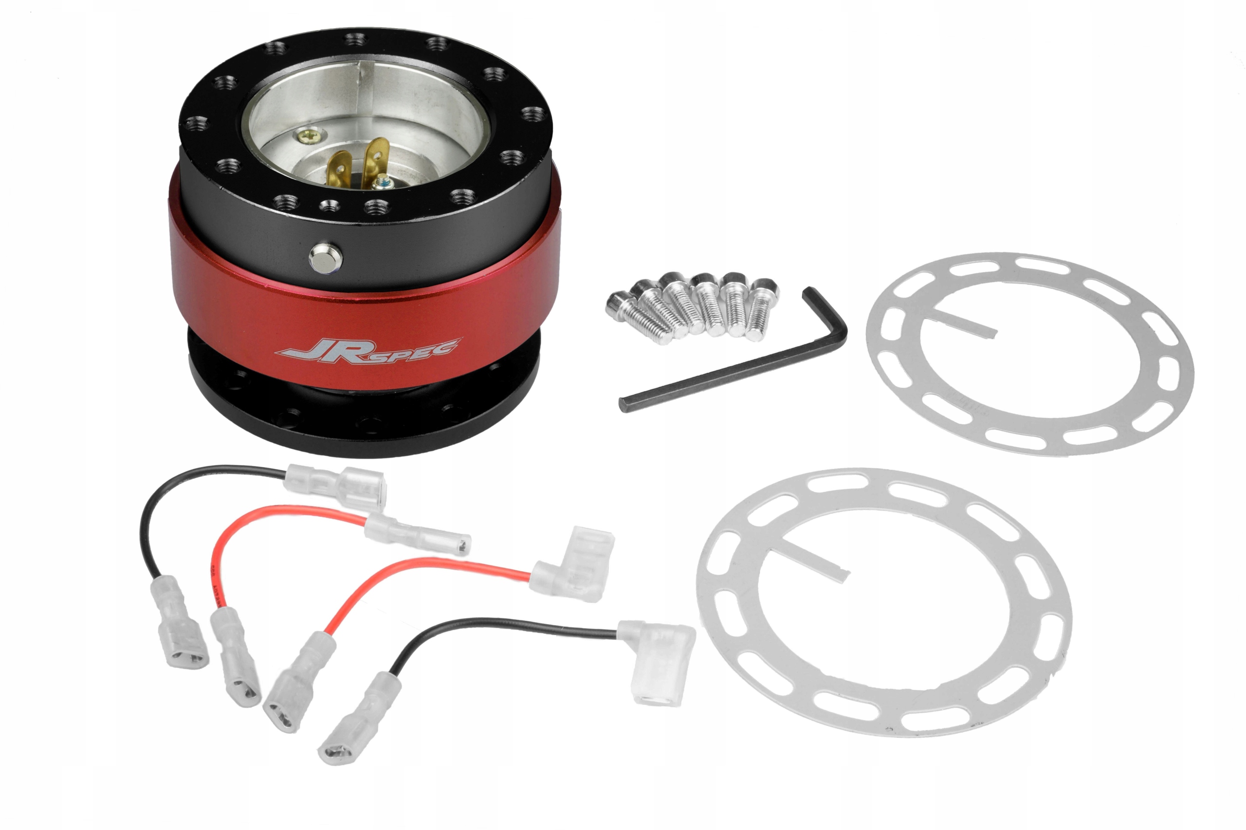 Quick Release JRspec-рулевое колесо замок Красный.