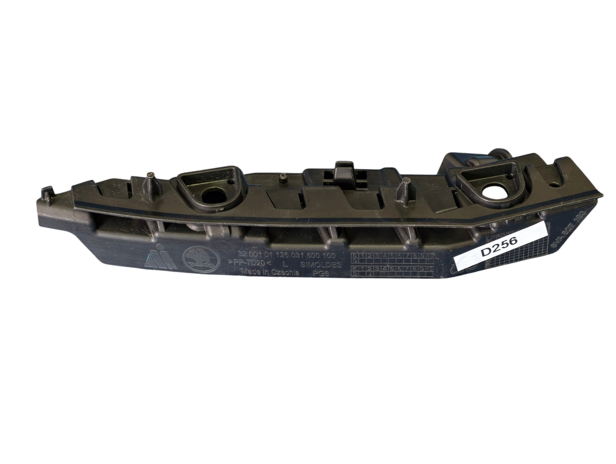SKODA FABIA IV support holder of a bumper left front original 6VA807183