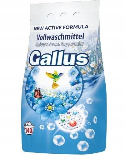 

Gallus 9,1kg proszek do prania biały folia 140 pra