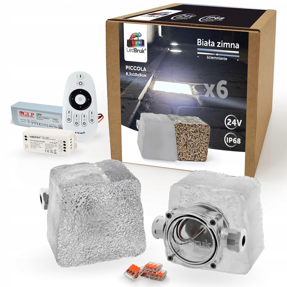 6x Kostka Brukowa LED LedBruk 24V Piccola-A BZ