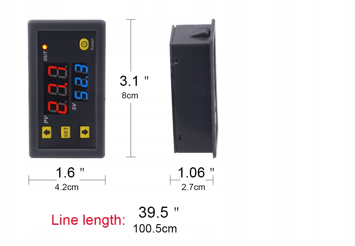Regulator temperatury Termostat Elektroniczny W3230 zasilanie 12V Typ pieca dwufunkcyjny jednofunkcyjny