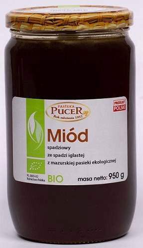 Levně Med Z Jehličnatého Medu Bio 950 g Pasieka Pucer