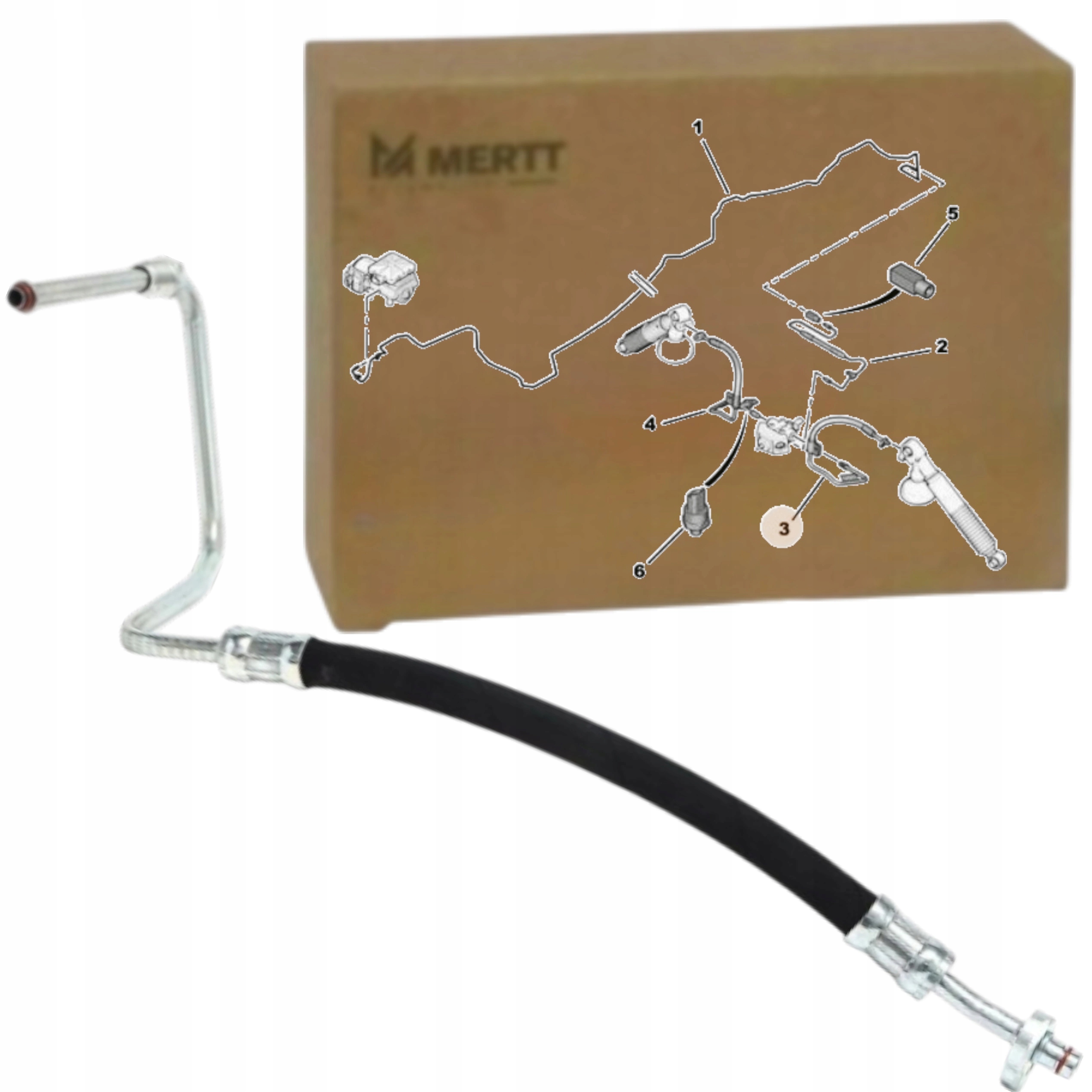 Citroen C5 C6 2005+HYDRAULICKÝ Kabel Trubka Hadice Levá 5270VG