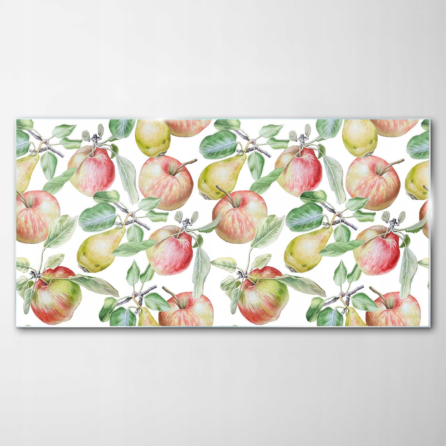 

Hartowany Obraz Szklany Art Jabłka Gruszki 120x60