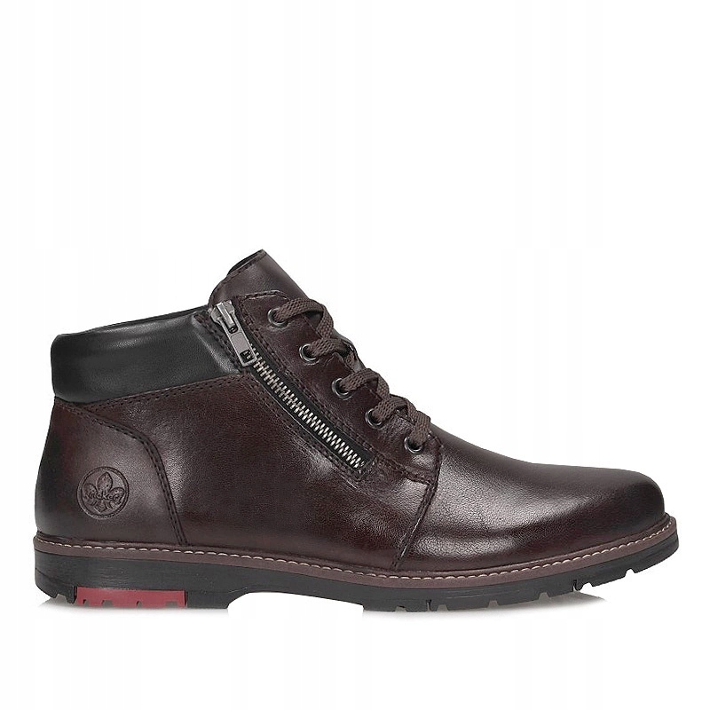 Kotníkové Boty zateplené kůží Rieker 10502-25 hnědé