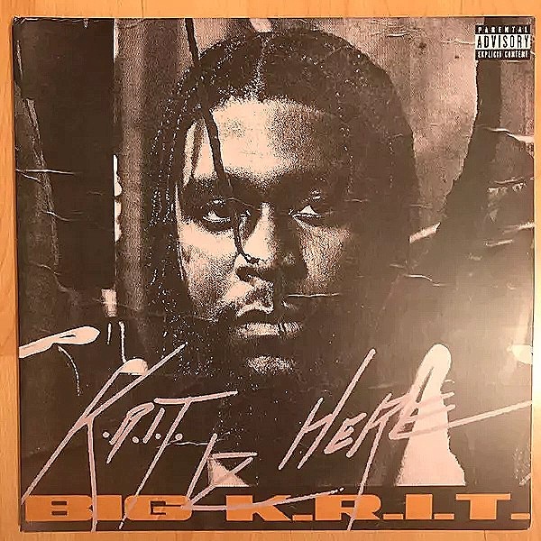 2LP Big Krit: Krit Iz Here Gold, Silver & Black Marble Vinyl Us Import Clr