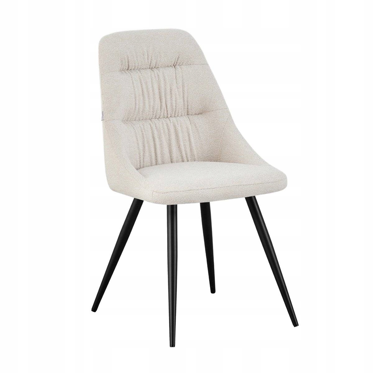 Retro čalúnená stolička do jedálne Quercia béžová sahara 56x48x85 Homla