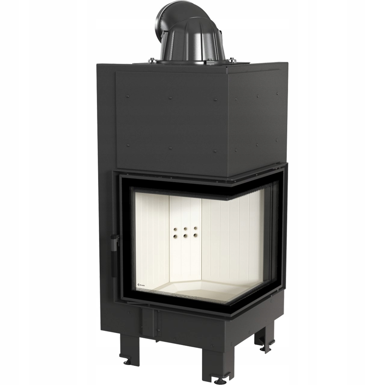 Wkład kominkowy kominek MBN 12 prawy BS szyb gięta