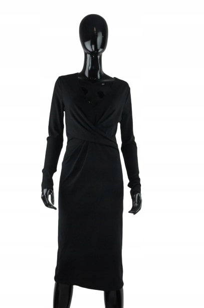 Liu Jo Černé Šaty S Dlouhým Rukávem (s)