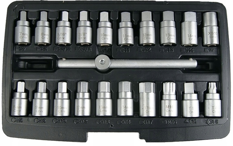 KLUCZE NASADKI KORKÓW MISEK OLEJOWYCH MAX 21 SZT. Kod producenta KB03949