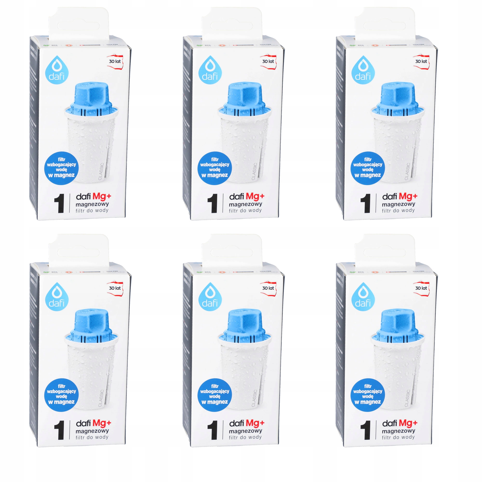 

Filtr Wkład Dafi Classic Mg+ do Brita Standard* x6