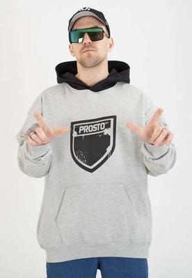 Mikina Prosto S kapucí Splash Shield šedá