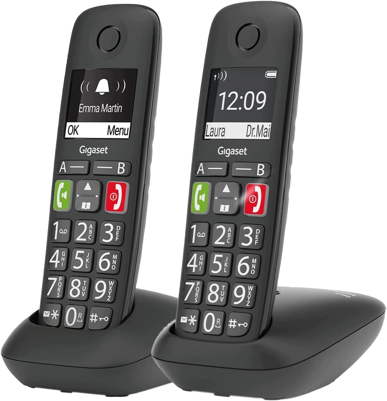Bezdrátový telefon Gigaset E290A Duo s dvěma kusy barevného displeje