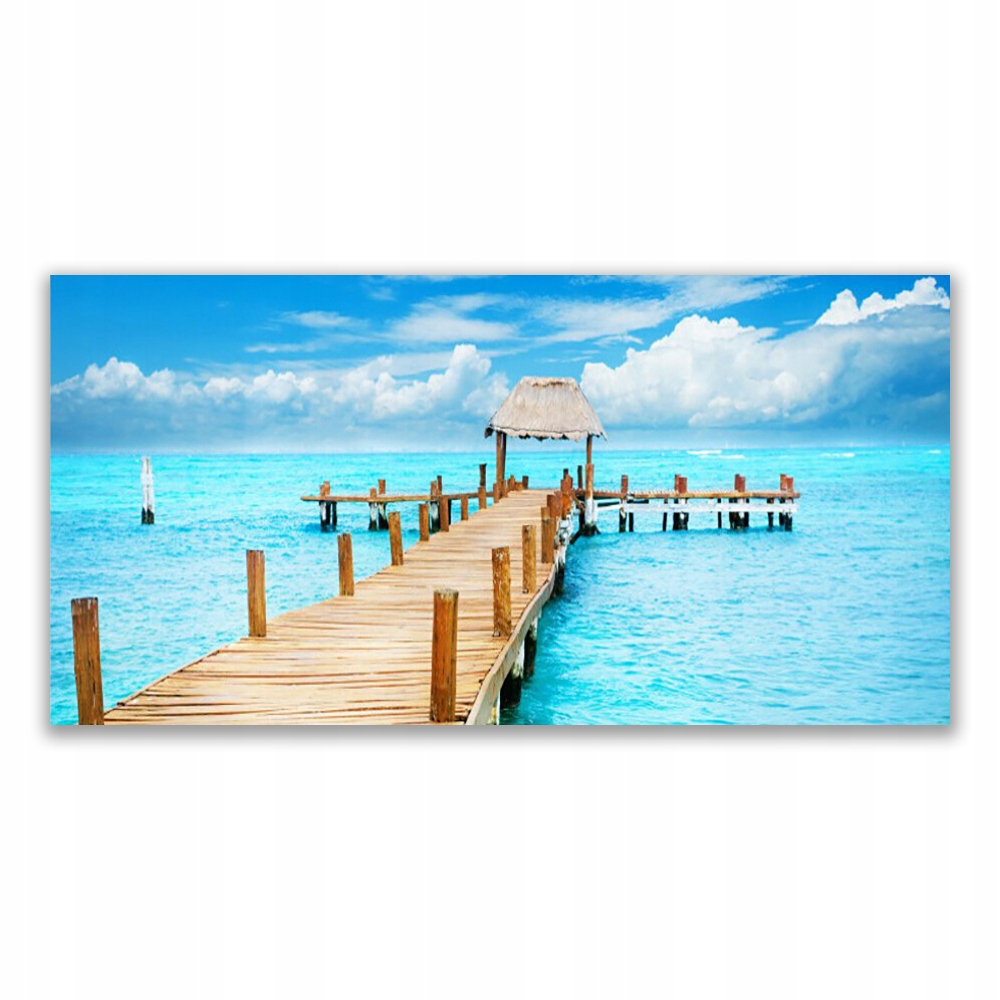 

Obraz akryl ścienny 120x60 Most Morze Architektura