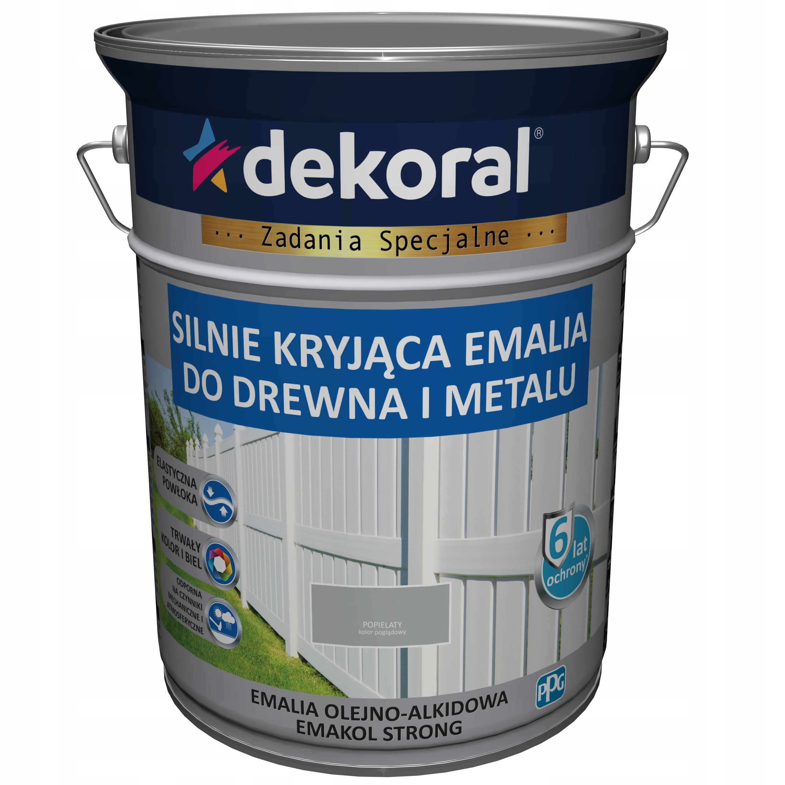 Dekoral Emakol Strong popelavý 5L