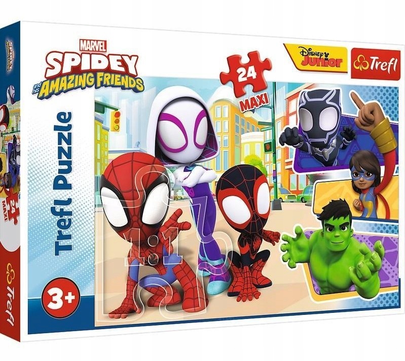 

Puzzle Maxi 24 Spiderman Spidey I Przyjaciele