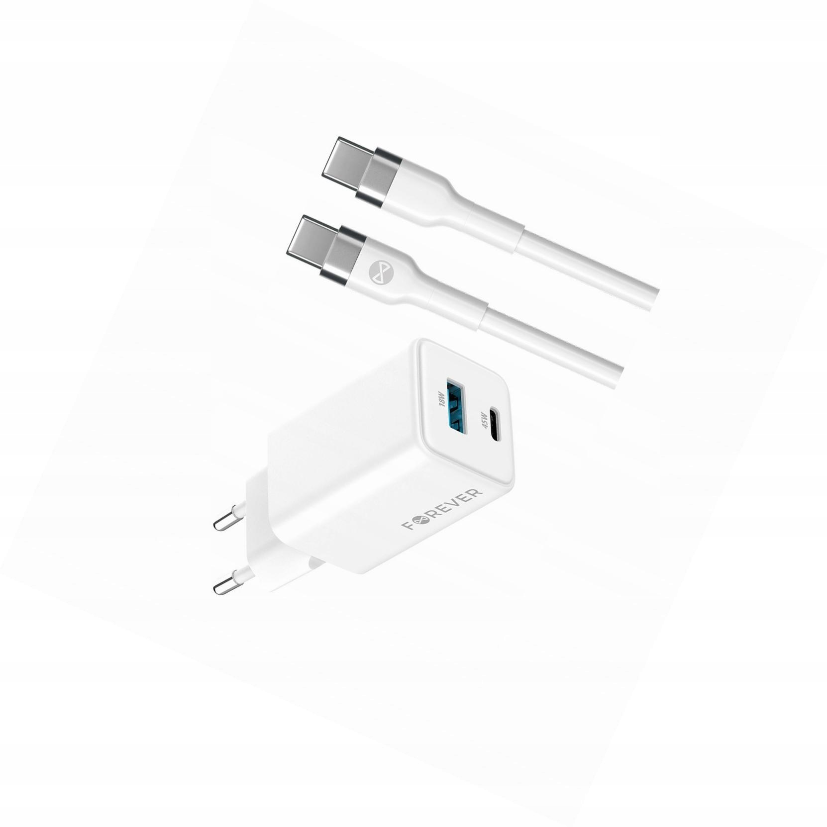 Szybka ładowarka GaN 45W Usb-c z kablem do Xiaomi Poco M4 Pro