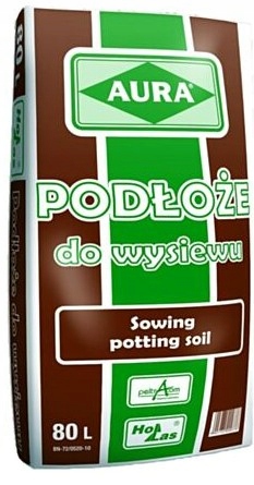 

Aura Profesjonalna Ziemia Podłoże do wysiewu 80L