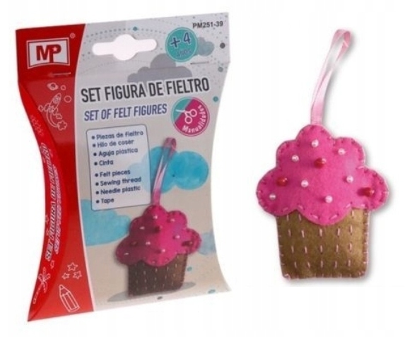 

Zestaw Kreatywny Mufinka Do Szycia Filc Brelok